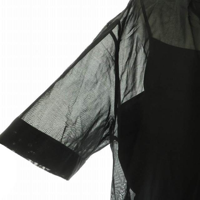 【中古】未使用品 アイシービー iCB 24AW 【洗える】 ハイツイストコットンボイル ワンピース ロング 46 ブラック 中古】未使用品 アイシービー iCB 24AW 【洗える】 ハイツイスト