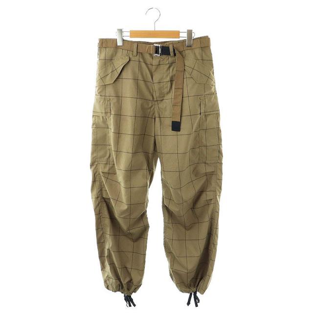 sacai パンツ　カーキ sacai - sacai サカイ パンツ（その他） M カーキ 【古着】【中古