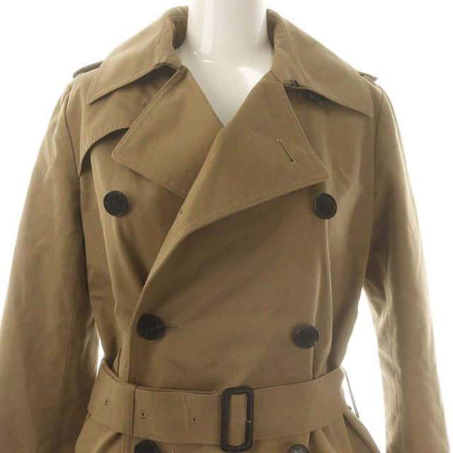 中古】ハイク コットン トレンチコート 1 レディース ベージュ