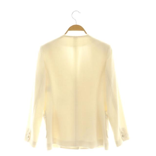 中古】アナイ ANAYI 23SS ライトスラブノーカラージャケット 34