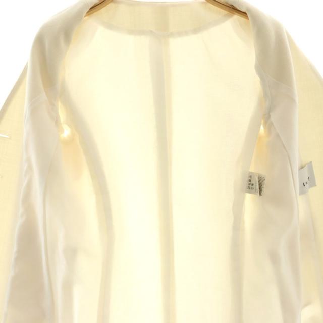 中古】アナイ ANAYI 23SS ライトスラブノーカラージャケット 34