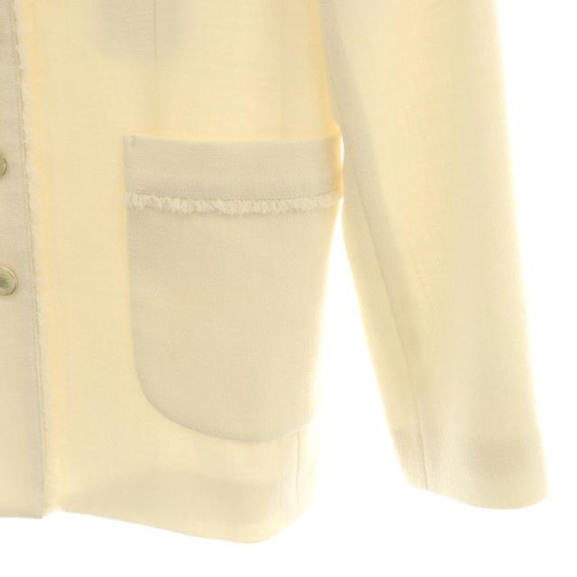 中古】アナイ ANAYI 23SS ライトスラブノーカラージャケット 34