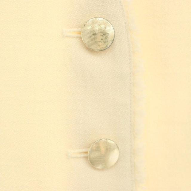 中古】アナイ ANAYI 23SS ライトスラブノーカラージャケット 34