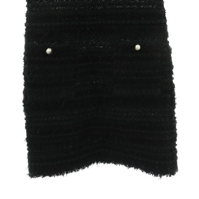 中古】ルネ Rene 23AW ツイード ワンピース ウール混 36 黒 /MI □OS