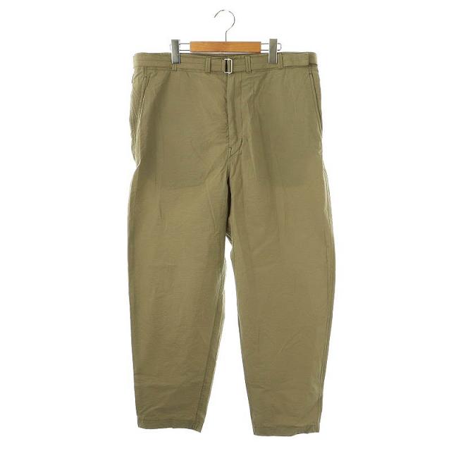 【中古】ルメール LEMAIRE CHINO PANTS  BELTED CARROT PANTS チノパンツ 46 カーキ /MI ■OS ■SH メンズ
