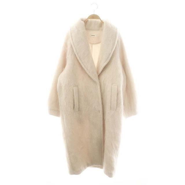 SNIDEL アイボリー シャギーロングコート 【公式通販】