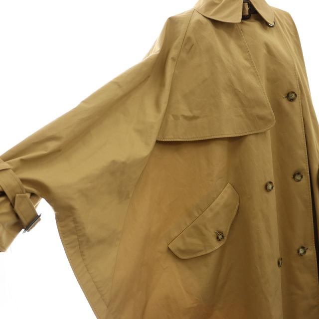 【中古】ステラマッカートニー STELLA McCARTNEY 24SS ポンチョトレンチコート ロング 38 S ベージュ 600962_5