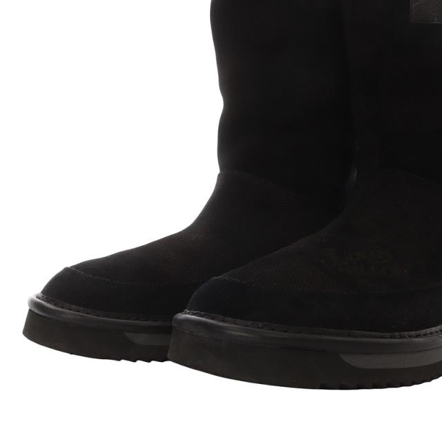 【中古】ルイヴィトン LOUIS VUITTON NIGO コージーライン ブーツ モートン ミドル スエード 9 ブラック /YO19 メンズ_4
