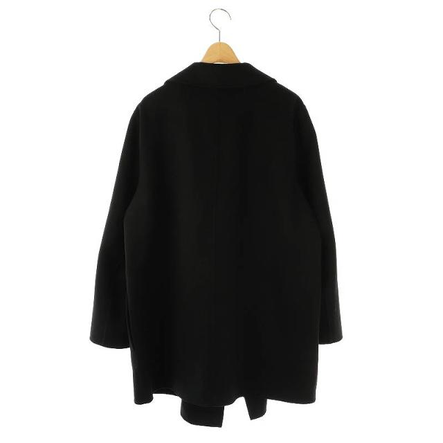 セオリー Luxe New Divide カシミヤ混 ショートコート ブラック セオリー Luxe New Divide カシミヤ混 ショートコート ブラック SEVEN