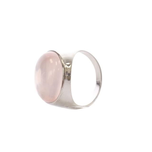 ローズクォーツリング (アーム：マット仕上)-me.ieオンラインショップ