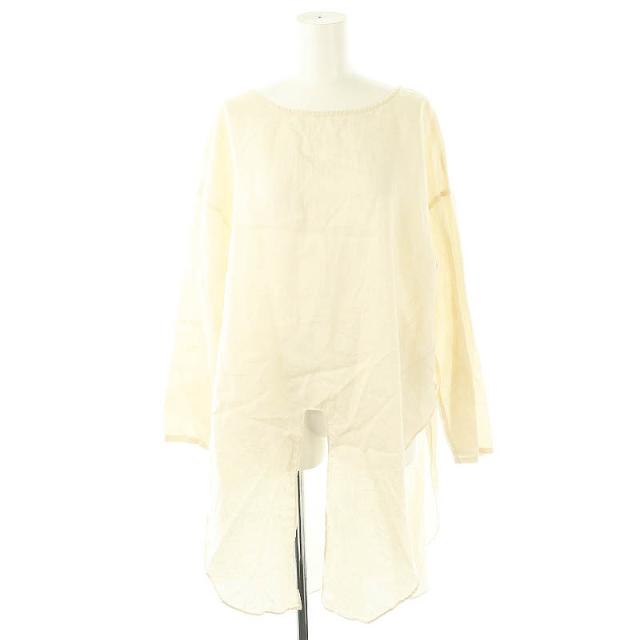 【中古】ビアズリー ガリャルダガランテ 23SS コクーン ブラウス チュニック リネン F 生成り ■OS レディース