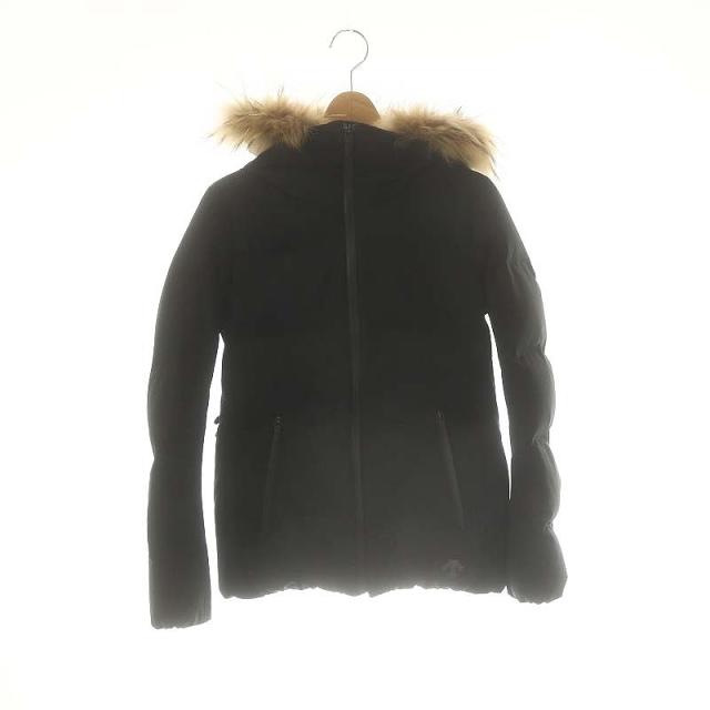 【中古】デサント ALLTERAIN 水沢ダウンジャケット アウター ジップアップ M ブラック D0R-C7855W /DO ■OS