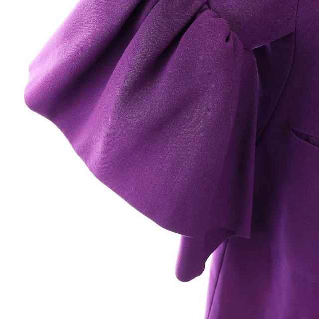 中古】ドゥロワー Drawer フリルスリーブノーカラーコート アウター