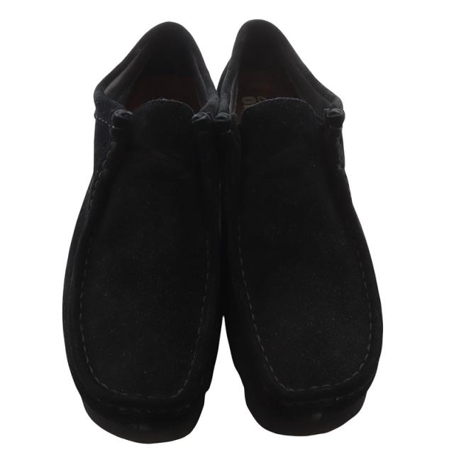 【中古】クラークス clarks WallabeeGTXゴアテックス ワラビーブーツ 24.5cm 黒 ブラック /SR28 ■AD レディース