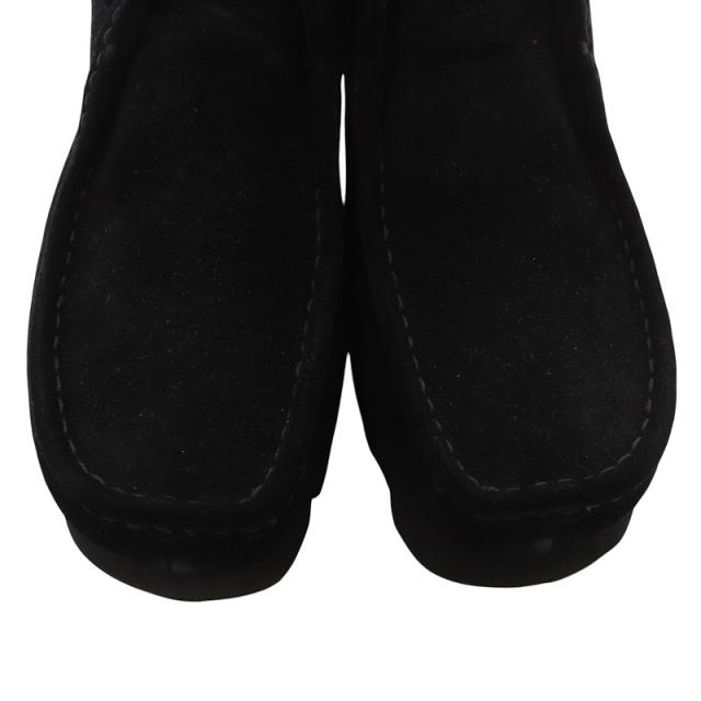 【中古】クラークス clarks WallabeeGTXゴアテックス ワラビーブーツ 24.5cm 黒 ブラック /SR28 ■AD レディース