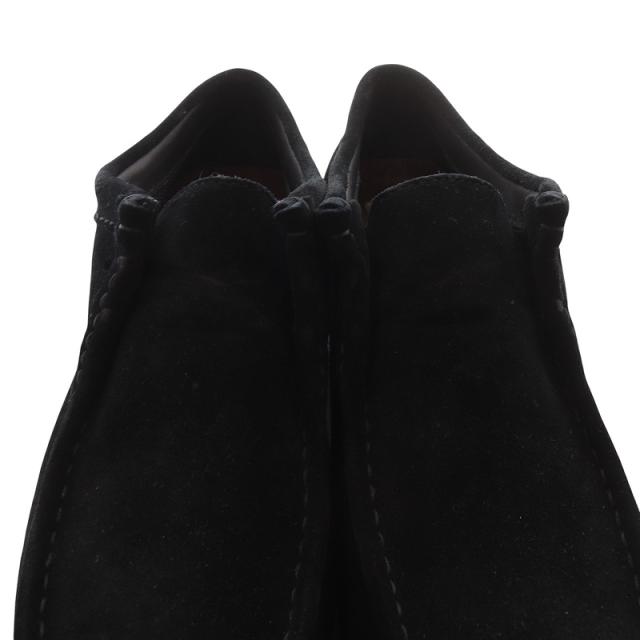 【中古】クラークス clarks WallabeeGTXゴアテックス ワラビーブーツ 24.5cm 黒 ブラック /SR28 ■AD レディース