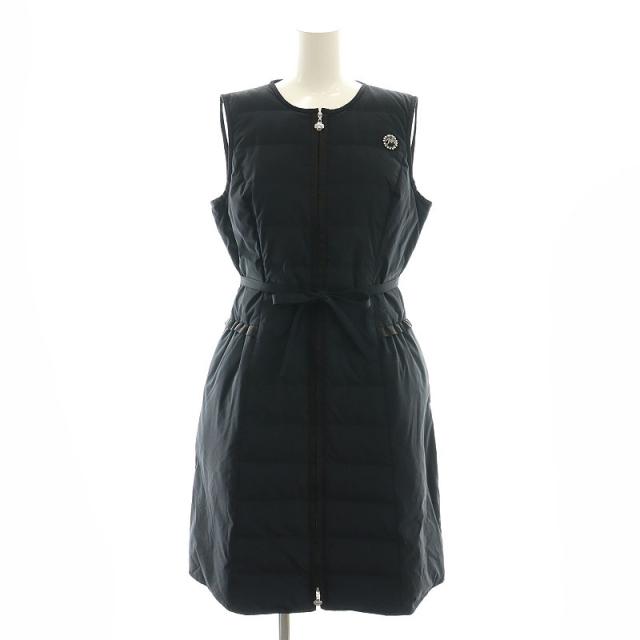 M'S GRACY ブラックダウンベスト 40 M'S GRACY ブラックダウンベスト