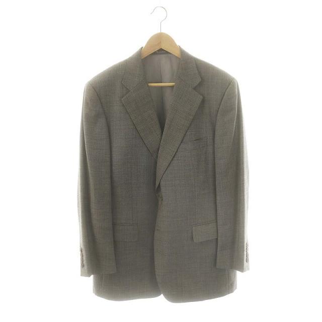 【中古】アクアスキュータム AQUASCUTUM テーラードジャケット ウール 100BB5 グレー /MI ■OS メンズ
