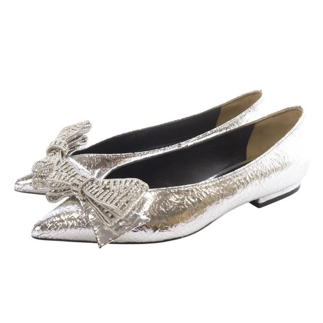 ピッピシック ビジューフラットシューズ 36 PIPPICHICピッピ