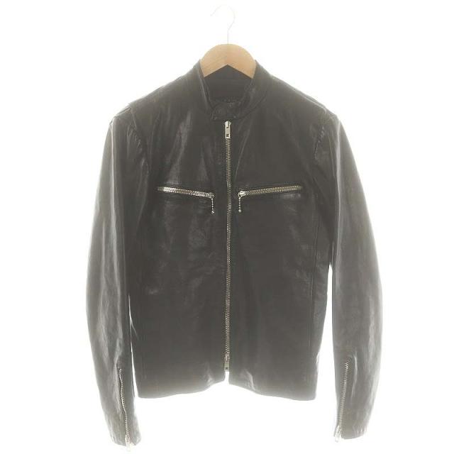【中古】ラグ&ボーン RAG&BONE シングルライダースジャケット ジップアップ XS ブラック /DO ■OS ■SH メンズ