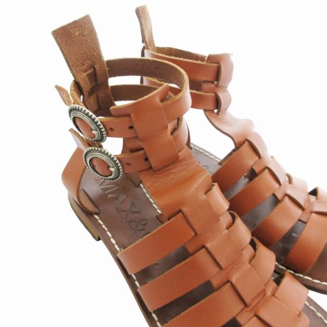 エダーシューズ グラディエーターサンダル 25.5~26cm ブラウン レザー