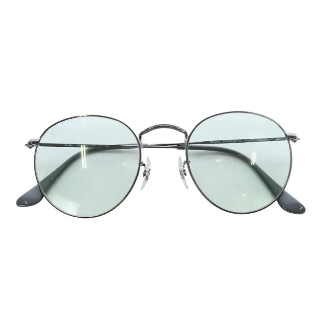 【中古】レイバン RAY BAN ROUND METAL サングラス 眼鏡 50□21 145 グレー RB3447 /SR33 ■SH メンズ その他サングラス