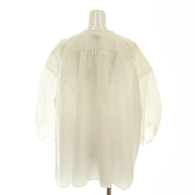 【中古】ドゥロワー Drawer ポケットブラウス 長袖 38 オフホワイト /DO ■OS レディース 中古】ドゥロワー Drawer ポケットブラウス 長袖 38 オフホワイト /DO
