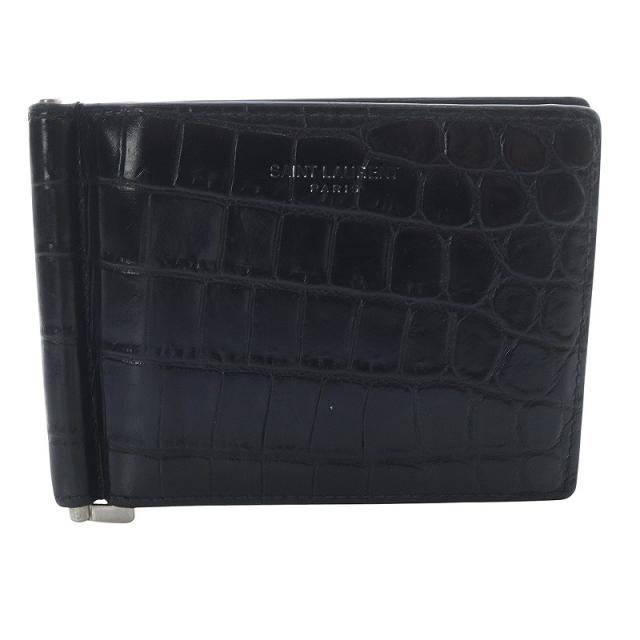 新品未使用 サンローラン マネークリップ（黒） サンローラン SAINT LAURENT マネークリップ