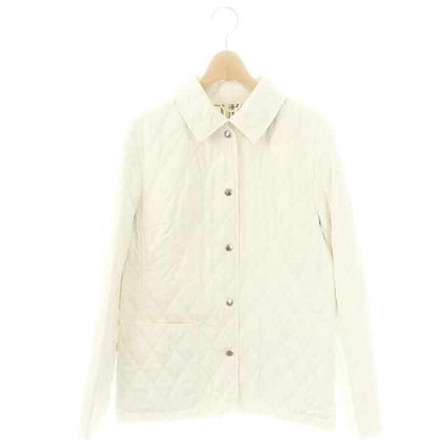 Burberry London ノバチェック キルティングジャケット ホワイト