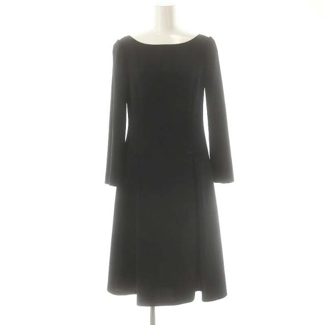 【中古】フォクシーニューヨーク 22年製  42642 ODESSA DRESS ドレス ワンピース 38 紺 /MI ■OS レディース