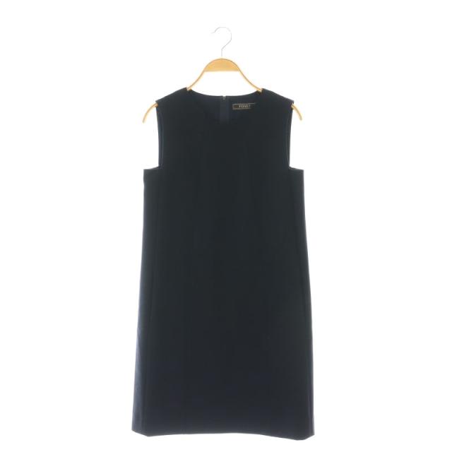 FOXY ストレッチ ノースリーブ ウール ワンピース 37794 フォクシー