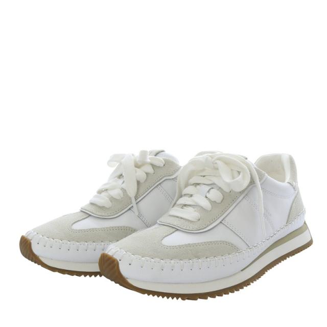 【中古】未使用品 コールハーン COLE HAAN グランドプロ プルミエール ランナー 5.5B ホワイト/シルバーバーチW32302