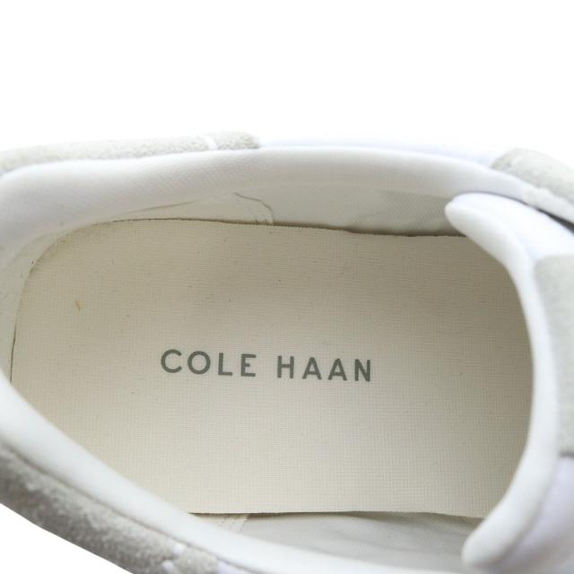 【中古】未使用品 コールハーン COLE HAAN グランドプロ プルミエール ランナー 5.5B ホワイト/シルバーバーチW32302