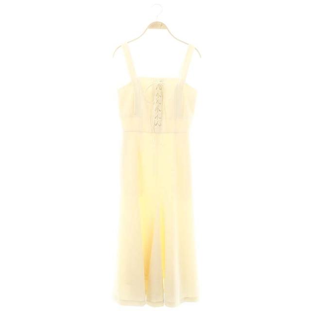 【中古】コラム COLUMN 23AW レースアップワンピース 36 アイボリー /MI ■OS ■SH レディース