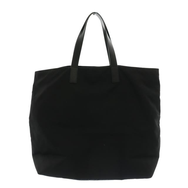 中古】プラダ PRADA トートバッグ 三角ロゴプレート ナイロン 黒