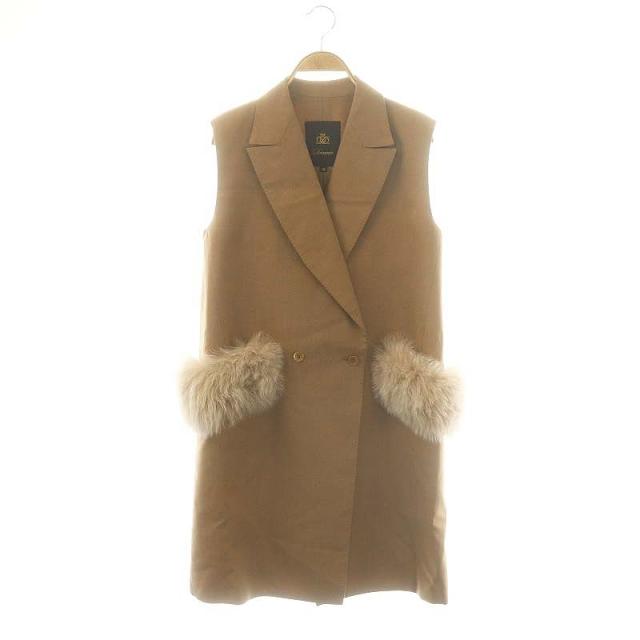 ベスト ファーテーラードジレ