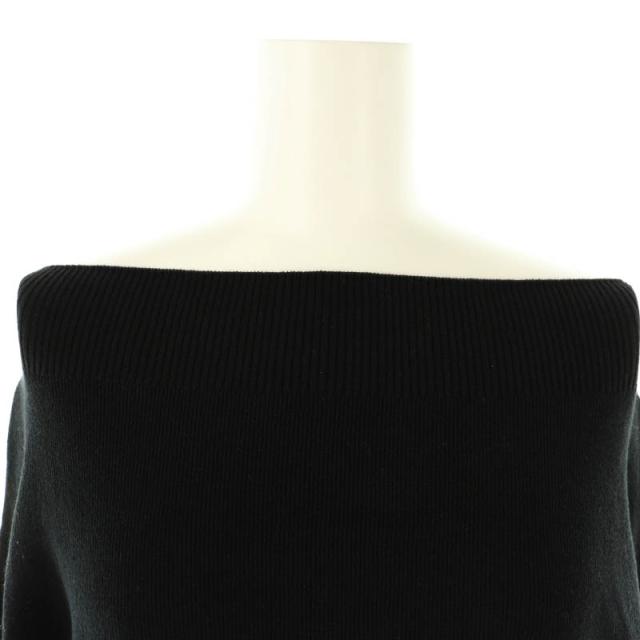 ドゥーズィエムクラス DEUXIEME CLASSE 24SS off shoulder プルオーバー ニット カットソー 黒 /MI ■OS レディース 中古】ドゥーズィエムクラス DEUXIEME CLASSE 24SS off shoulder