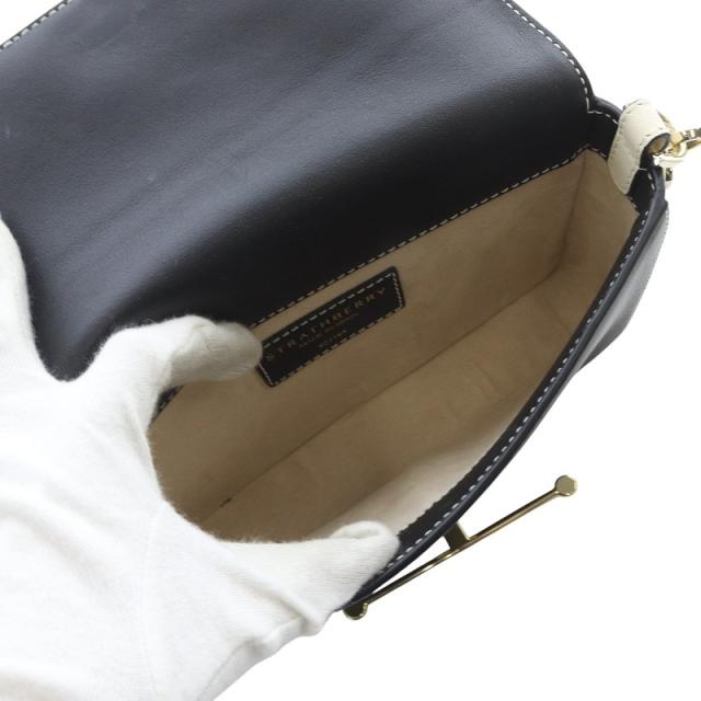 中古】ストラスベリー STRATHBERRY メルヴィル ショルダーバッグ 黒