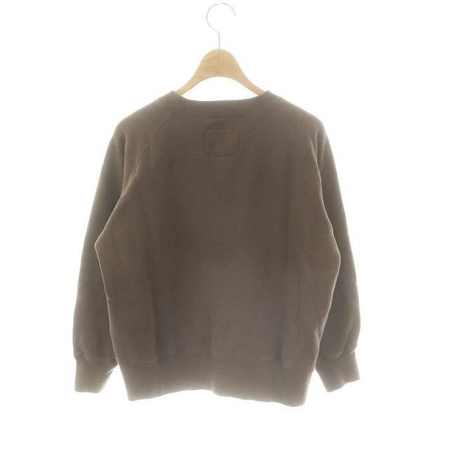 中古】サカイ sacai 刺繍スウェットプルオーバー トレーナー 0 茶 /MI