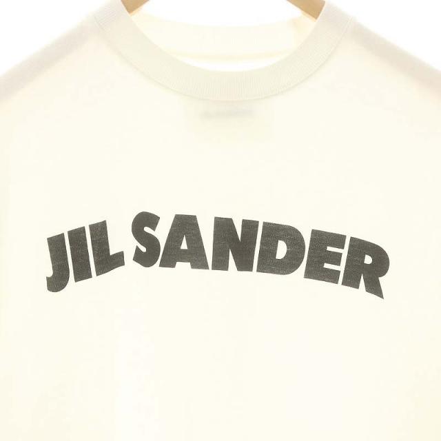 【中古】ジルサンダー JIL SANDER KKJMZI0008 ロゴプリントTシャツ S 白 黒 /MI ■OS ■SH メンズ 中古】ジルサンダー JIL SANDER KKJMZI0008 ロゴプリントTシャツ S 白