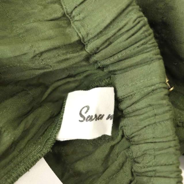 中古】サラマリカ sara mallika レーヨンキルティングパンツ ジョガー