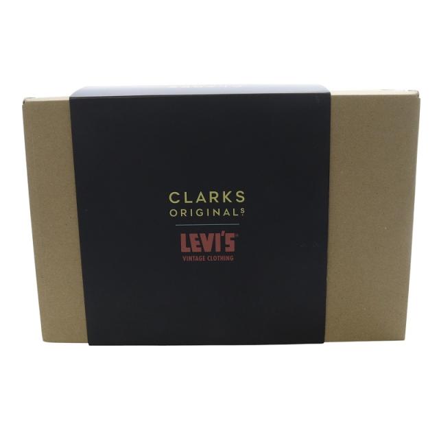 中古】クラークス スエードチャッカブーツ UK8.5 水色 /SR45 メンズ