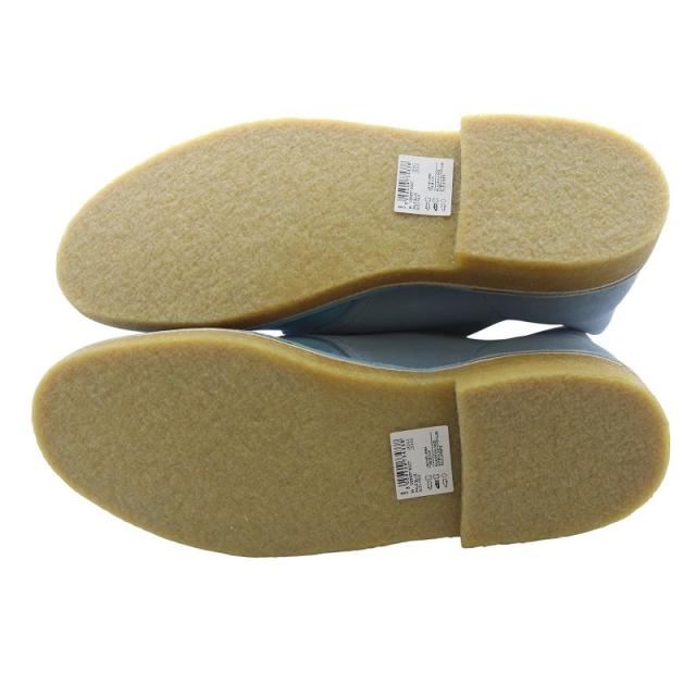 中古】クラークス スエードチャッカブーツ UK8.5 水色 /SR45 メンズ