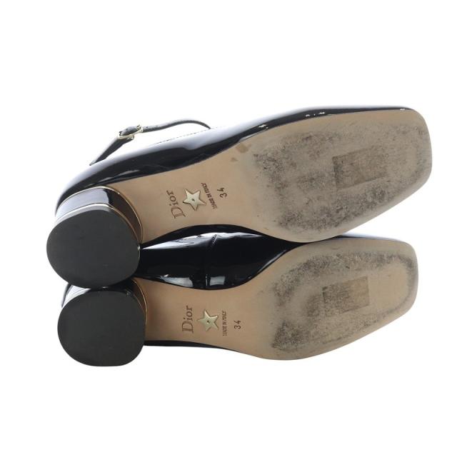 【中古】クリスチャンディオール Christian Dior 24-25AW MISS DIOR アンクルストラップ パンプス 34 ブラック_3