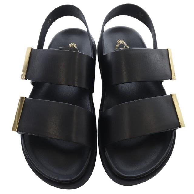 中古B トッズ TOD'S ミュール サンダル レザー ベージュ