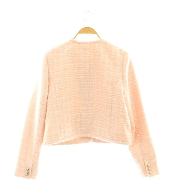 CELFORD パイピングショートジャケット ピンク 36 中古】セル