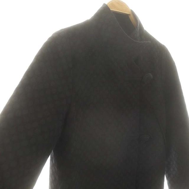 中古】ヴィヴィアンタム VIVIENNE TAM ドットジャガード襟付きコート 0
