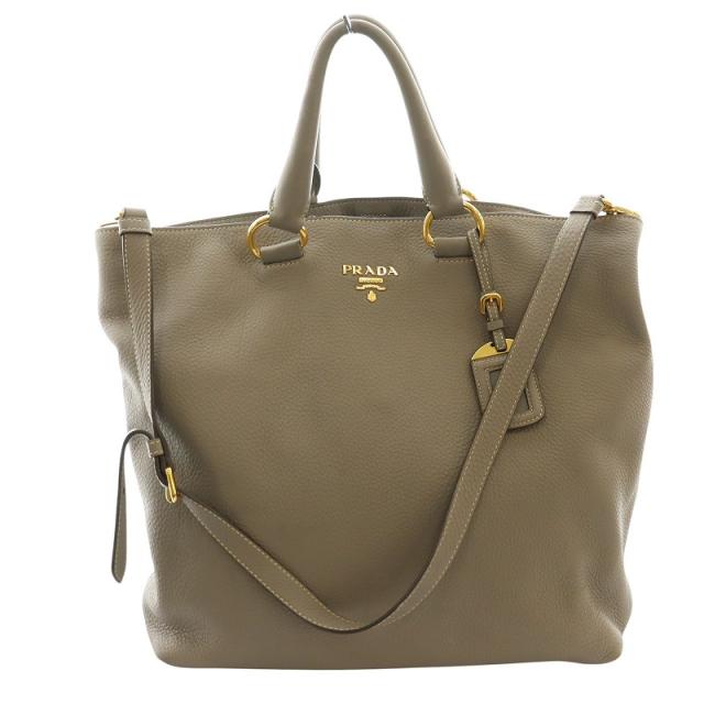 PRADA プラダ 1BG865 2WAY トートバッグ カーフ レディース [中古