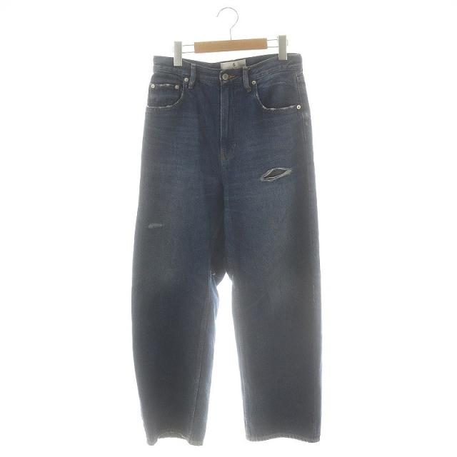 Curensology＜&RC＞カーヴィーデニムパンツ 38ブルー 【公式通販】