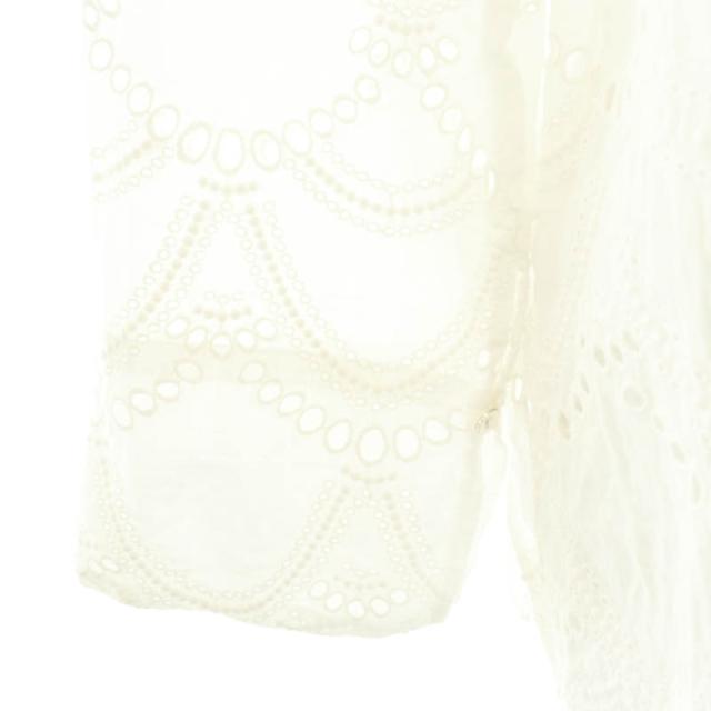 中古】ヌキテパ NE QUITTEZ PAS! 23SS Cotton Voile Dot Hemla Blouse